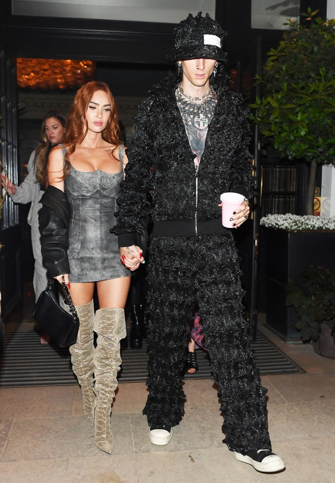 Machine Gun Kelly and Megan Fox in London