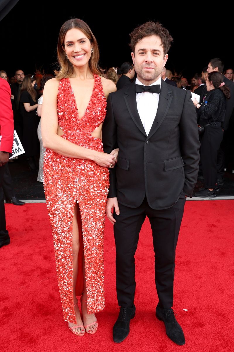 Mandy Moore and Taylor Goldsmith attend the 29th Annual Critics Choice Awards