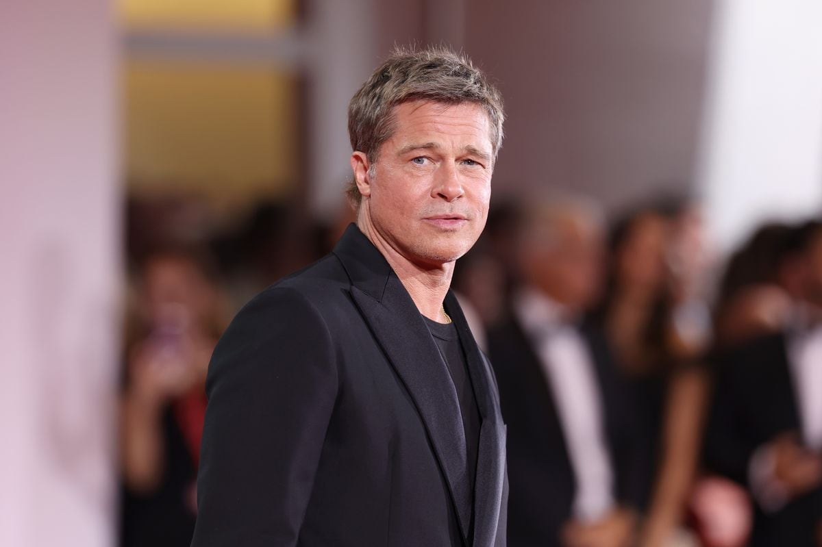 Brad Pitt at the 'Wolfs' premiere