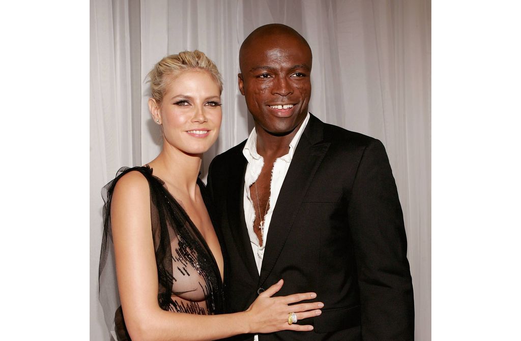 LAS VEGAS, NV - SEPTEMBER 15: Seal and Heidi Klum arrive at the 2004 World Music Awards at the Thomas and Mack Center on September 15, 2004 in Las Vegas, Nevada. The World Music Awards are presented annually to the world?s top selling recording-artists in the various music categories and to the best-selling recording artist of the year from each of the major record-buying countries.   (Photo by Frank Micelotta/Getty Images)