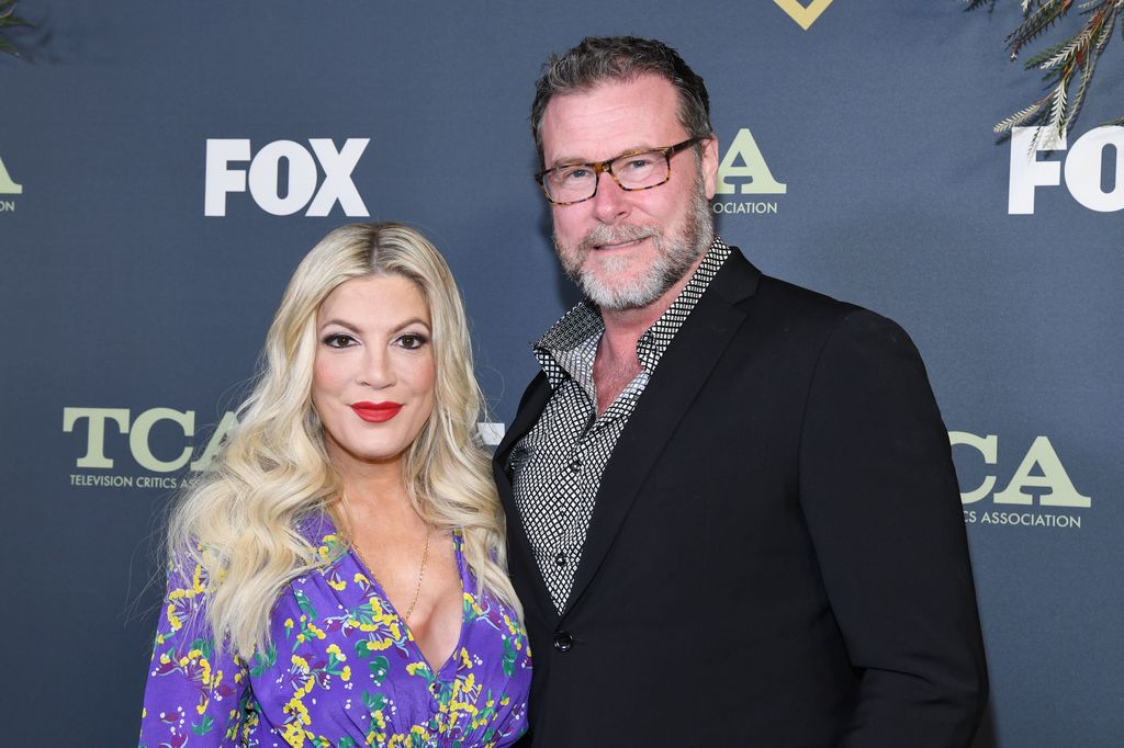 LOS ANGELES, CALIFORNIA - FEBRUARY 06: Tori Spelling and Dean McDermott attend Fox Winter TCA at The Fig House on February 06, 2019 in Los Angeles, California. (Photo by Amy Sussman/Getty Images)