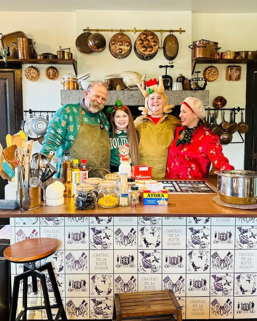 The Strawbridge family took part in a festive family Christmas Cook-A-Thon