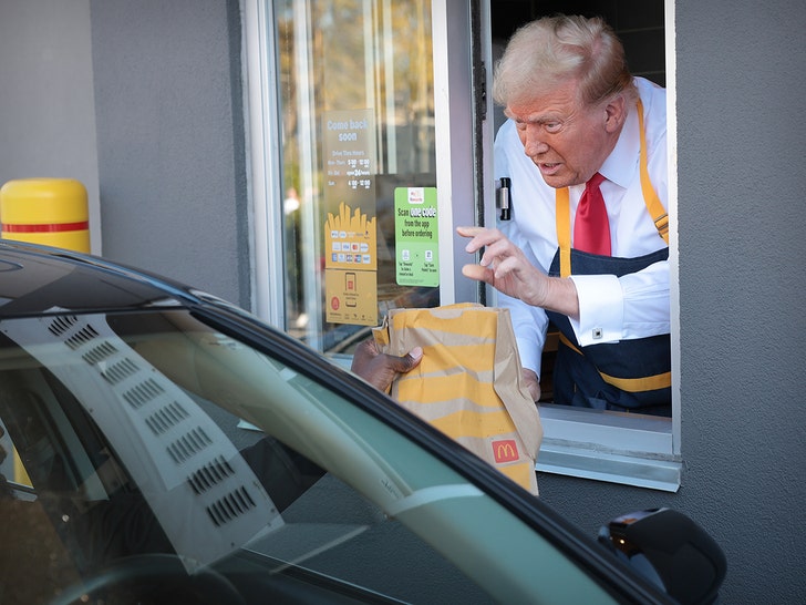 Donald Trump Works at McDonald's