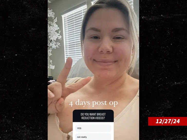 Kailyn Lowry breast reduction surgery post op