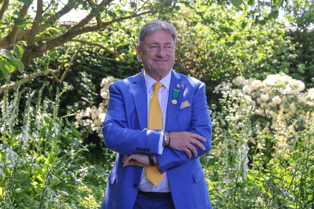 Alan Titchmarsh attends the RHS Chelsea Flower Show 2024 Press Day in London. The annual gardening exhibition runs from 21 to 25 May 2024 at the Royal Chelsea Hospital in London