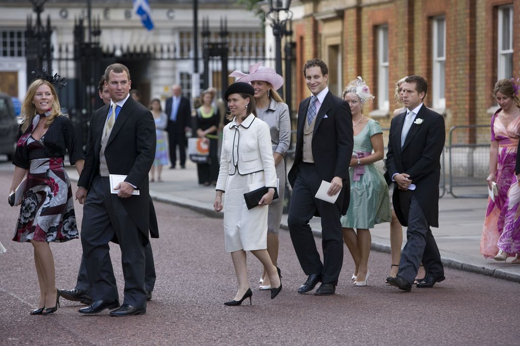 There were lots of royals present at the wedding