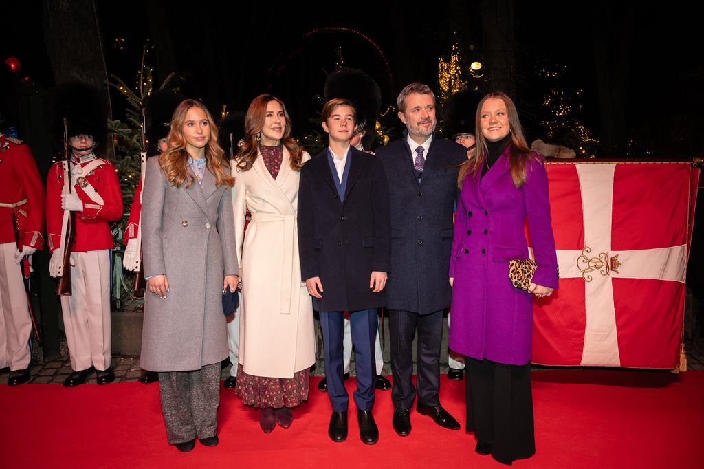 Frederik and Mary with their kids at the ballet