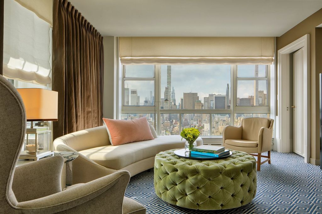 The Rosewood Suite at the Carlyle has unmatched views of NYC