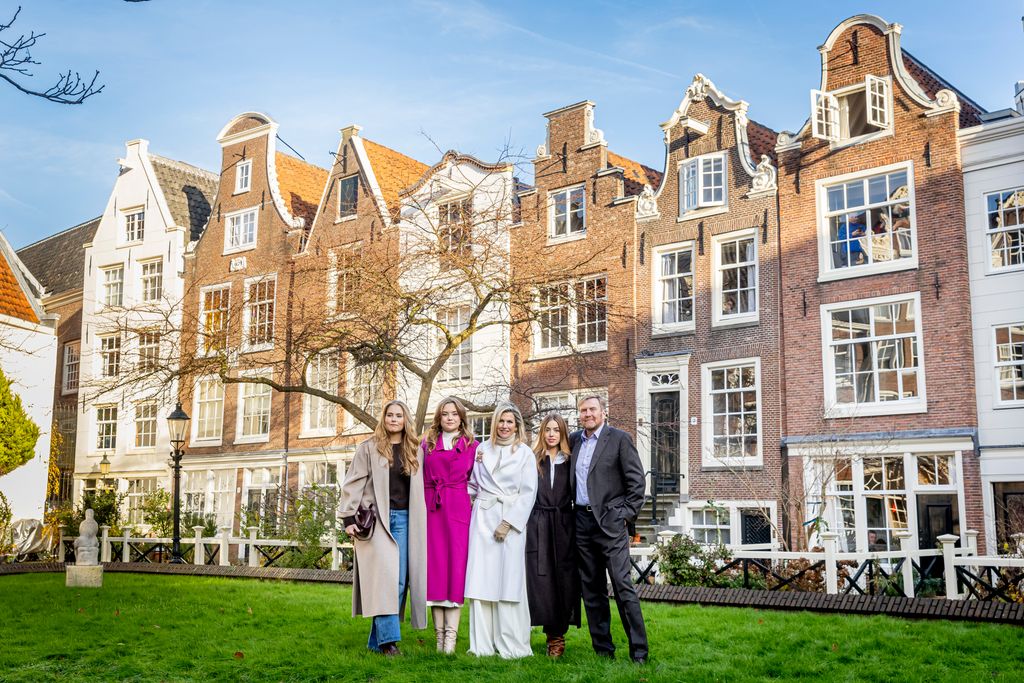 The royal family posed together for a set of winter photos