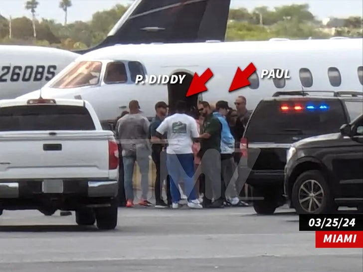 Diddy and Paul Brendan on Tarmac Swiped