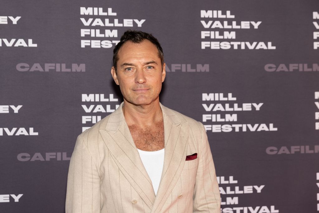 Jude Law arrives at the Jude Law Tribute during the 47th Mill Valley Film Festival