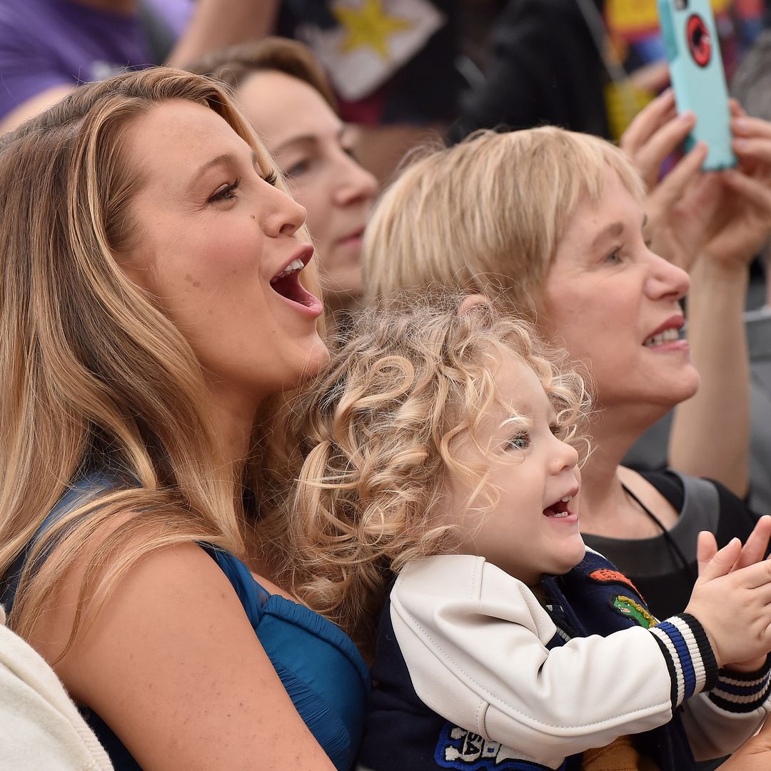 Actress Blake Lively and daughter James Reynolds attend the ceremony honoring Ryan Reynolds with a Star on the Hollywood Walk of Fame on December 15, 2016 in Hollywood, California