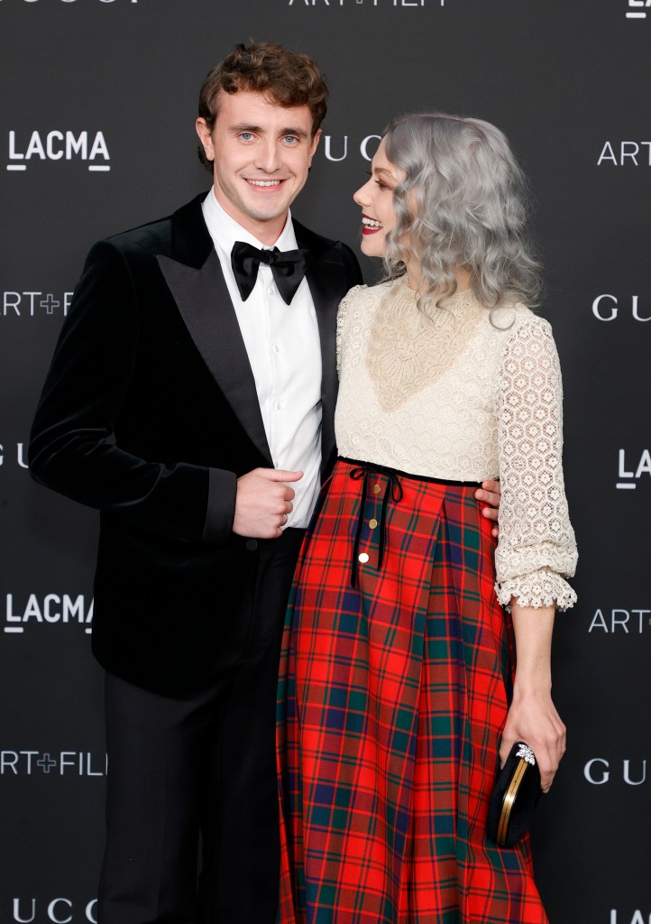 LOS ANGELES, CALIFORNIA - NOVEMBER 06: Paul Mescal and Phoebe Bridgers attend the 10th Annual LACMA ART+FILM GALA presented by Gucci at Los Angeles County Museum of Art on November 06, 2021 in Los Angeles, California. (Photo by Amy Sussman/WireImage)