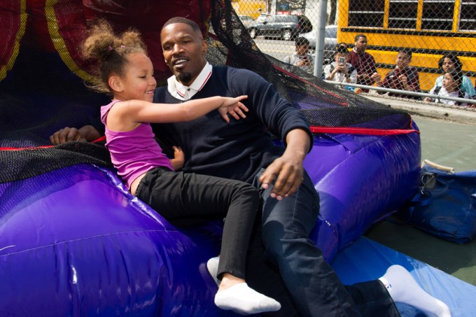 Jamie Foxx With Daughter Annalise