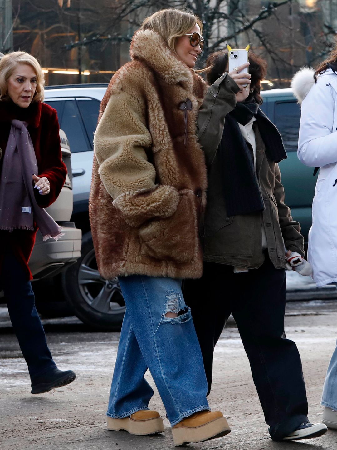 Jennifer Lopez is seen out and about on December 24, 2024 in Aspen, Colorado. (Photo by MEGA/GC Images)