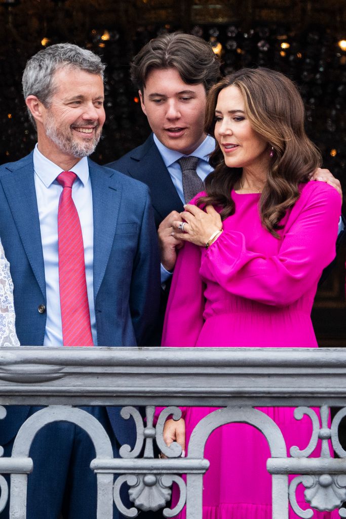  King Frederik X, Queen Mary and Crown Prince Christia