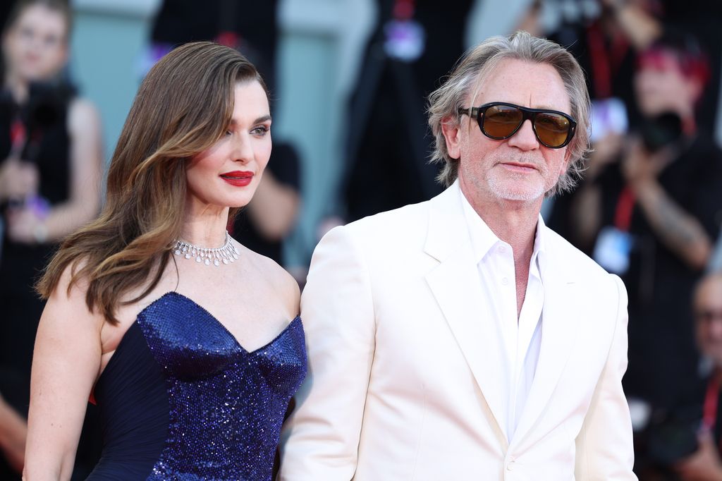 Daniel Craig and Rachel Weisz on the red carpet 