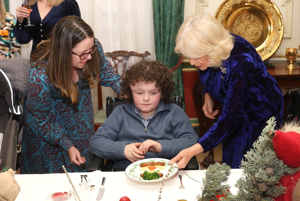 Guests enjoyed a special lunch