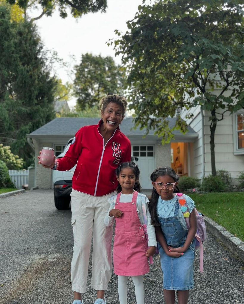 Hoda Kotb shared a snapshot outside her new home