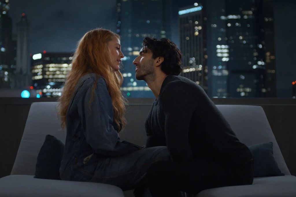 Justin Baldoni and Blake Lively in It Ends With Us 