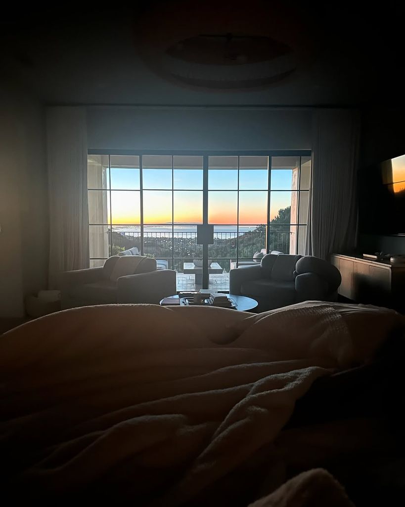 The view from Chris Pratt and Katherine Schwarzenegger's bedroom