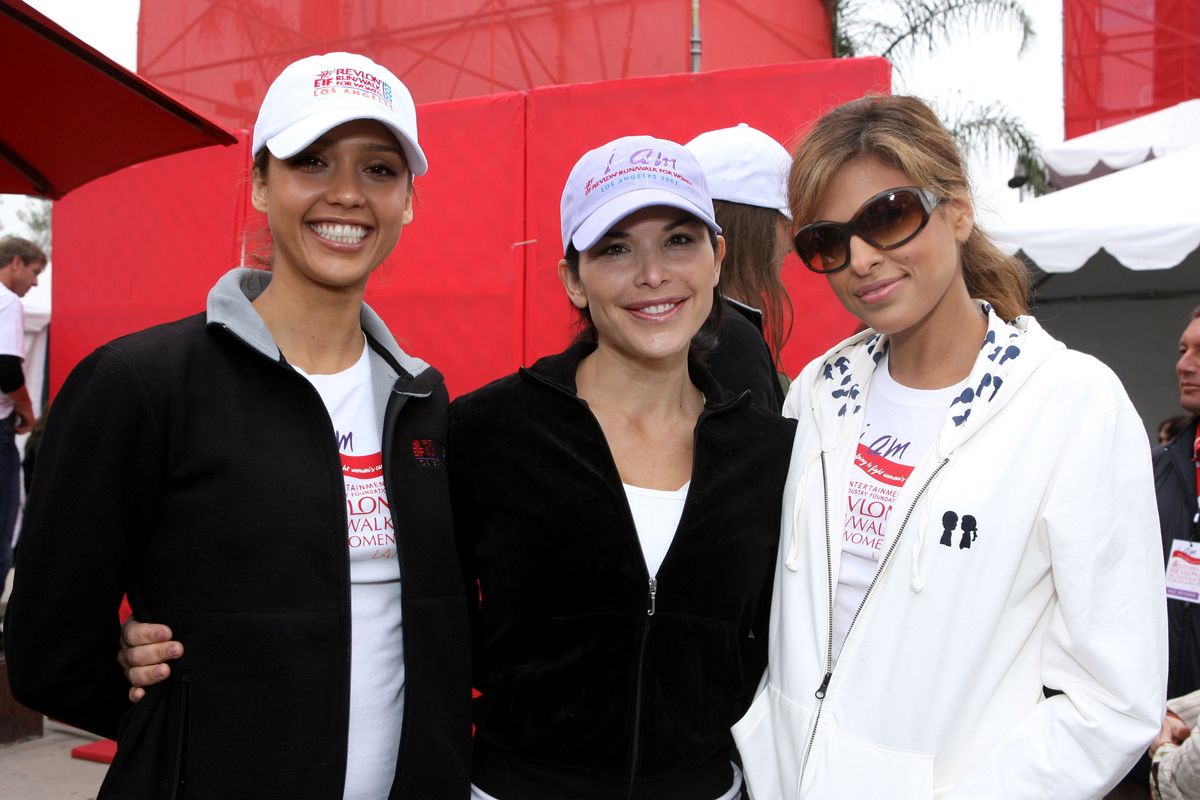 Lauren Sanchez and Eva Mendes have known each other for years. This photo shows the two alongside Jessica Alba and was taken at the 2007 Revlon Run/Walk for Women