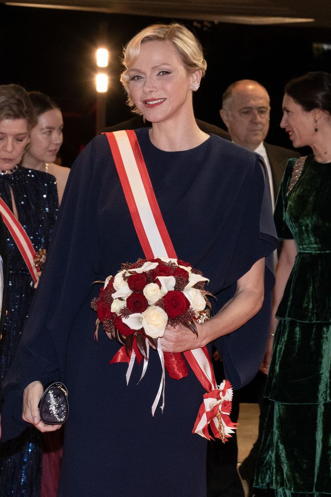 The royal's asymmetrical dress featured the most unique sleeve detail