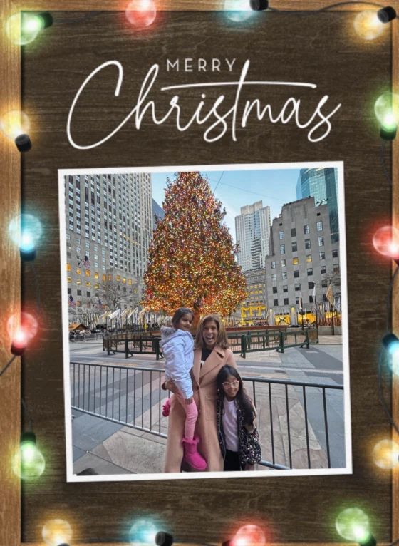 Hoda Kotb's Christmas card