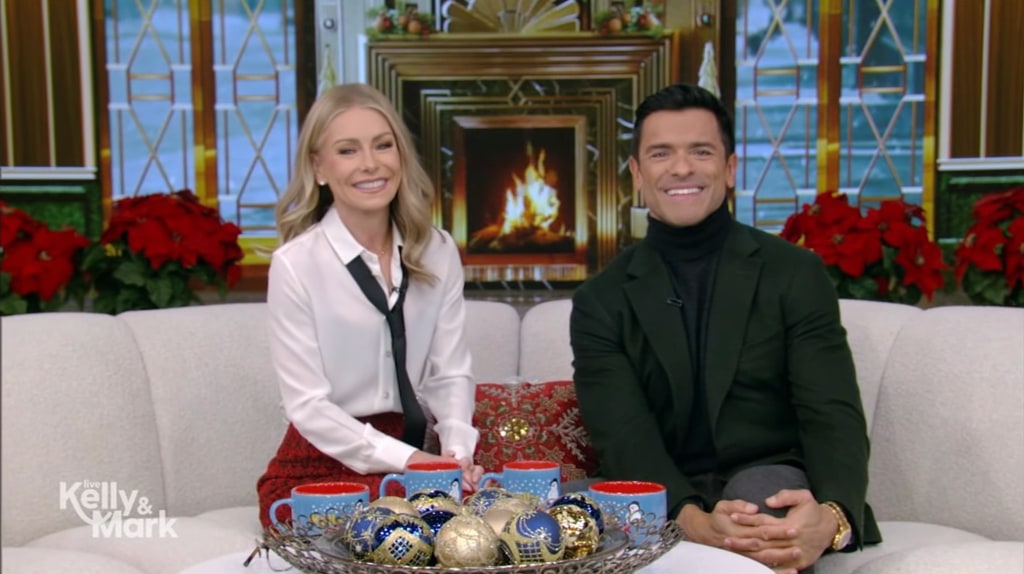 Kelly Ripa and Mark Consuelos on LIVE with Kelly and Mark, December 24, 2025