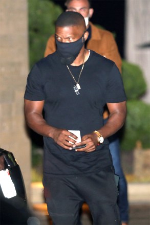 Jamie Foxx grabs dinner at Nobu Malibu in Malibu. 31 Jul 2020 Pictured: Jamie Foxx. Photo credit: Photographer Group/MEGA TheMegaAgency.com +1 888 505 6342 (Mega Agency TagID: MEGA691899_004.jpg) [Photo via Mega Agency]