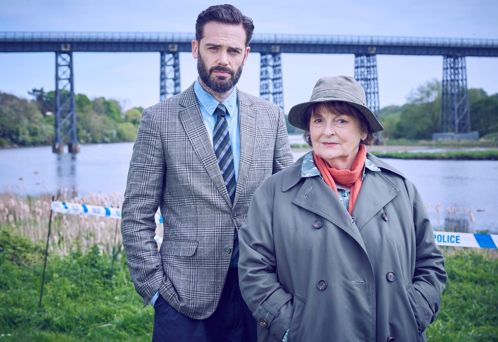 BRENDA BLETHYN as DCI Vera Stanhope and DAVID LEON as DI Joe Ashworth