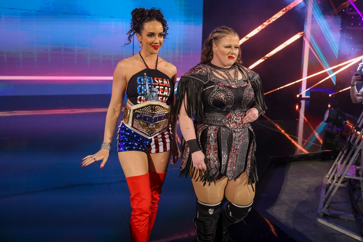 Vanessa Hudgens at #SMACKDOWN pledges her allegiance to Chelsea Green
This is the moment Chelsea Green and Piper Niven enter the arena during Friday Night Smackdown at Footprint Center on January 3, 2025 in Phoenix, Arizona. 