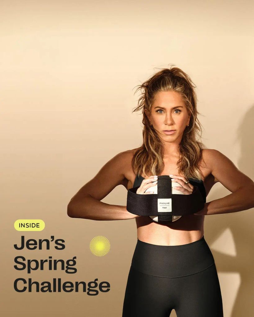 Jennifer works out around three times a week