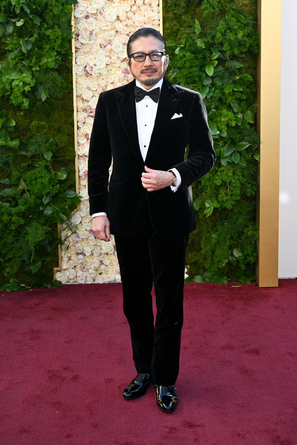 Hiroyuki Sanada during the 82nd Annual Golden Globes held at The Beverly Hilton on January 05, 2025 in Beverly Hills, California. (Photo by Michael Buckner/GG2025/Penske Media via Getty Images)