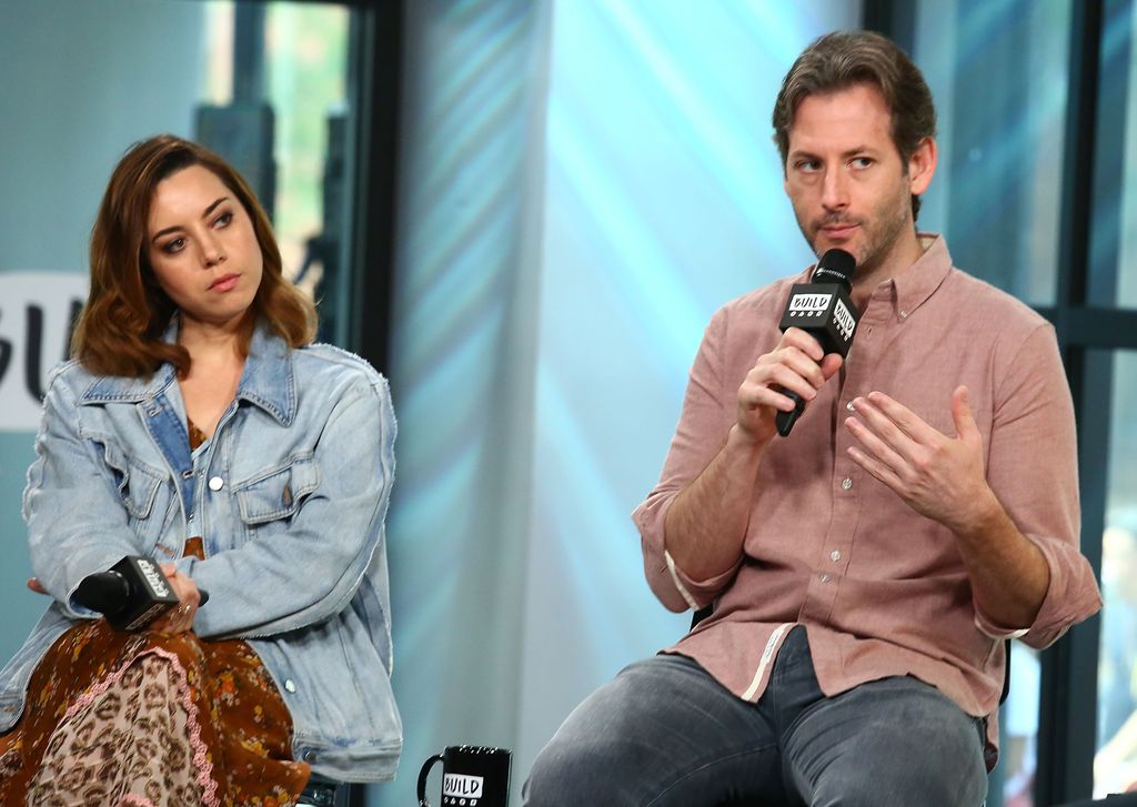 Director Jeff Baena and actress Aubrey Plaza discuss The Little Hours at Build Studio on June 29, 2017 