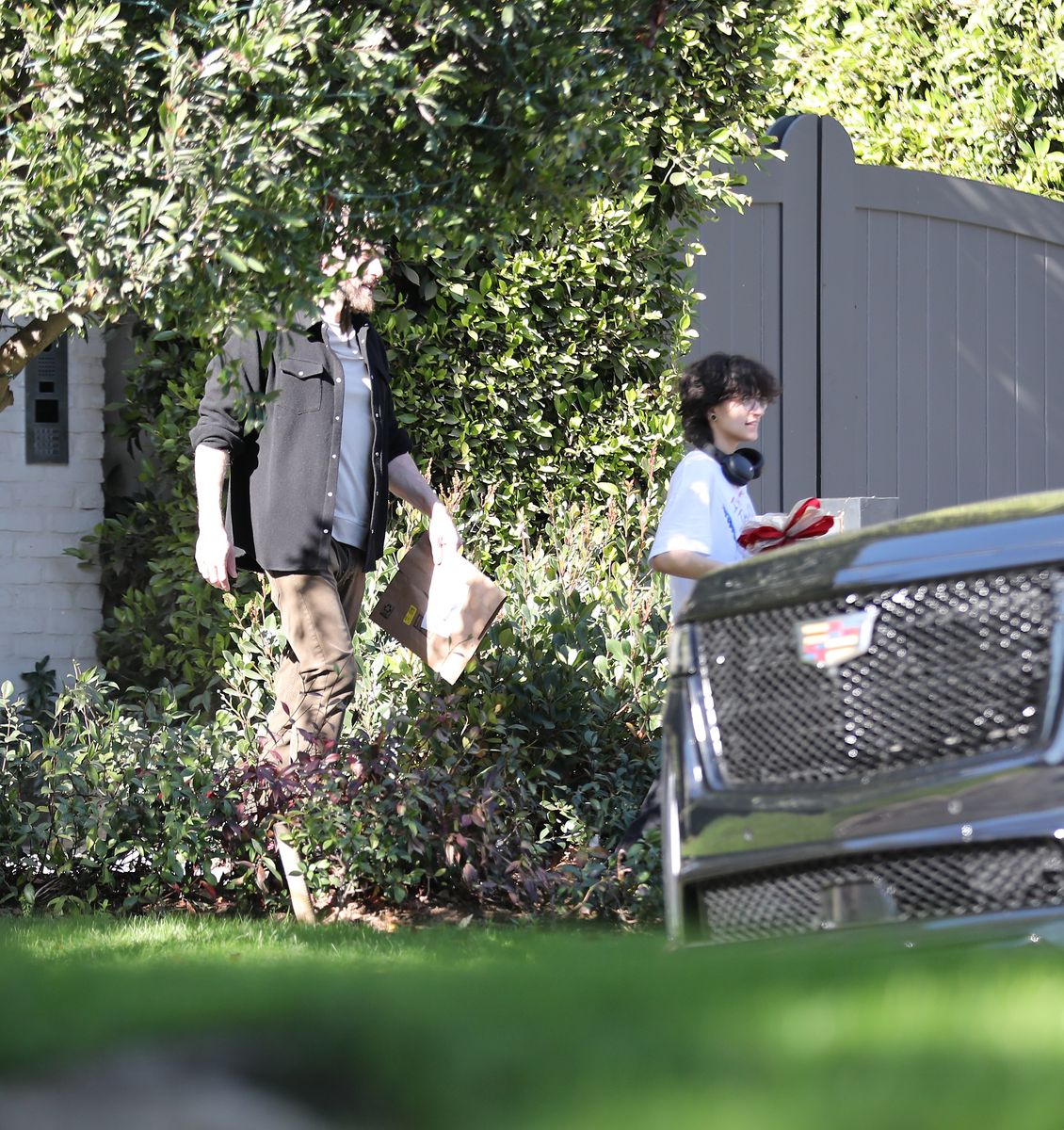 Ben Affleck and Emme welcoming Lopez