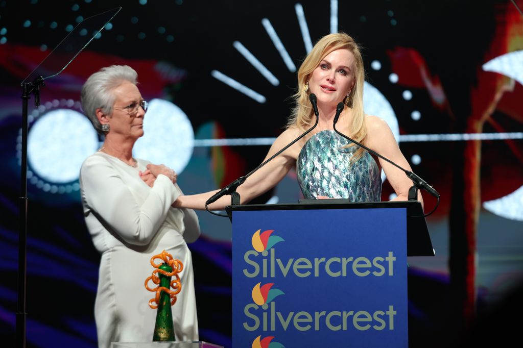 nicole kidman in tears 2025 palm springs international film festival