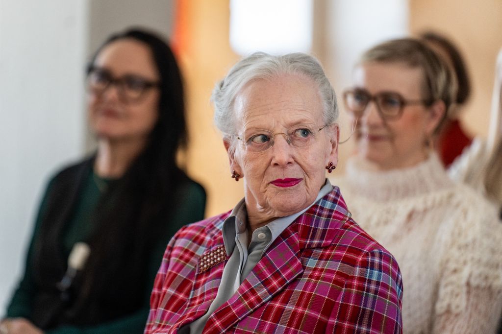 A close up photo of Queen Margrethe 