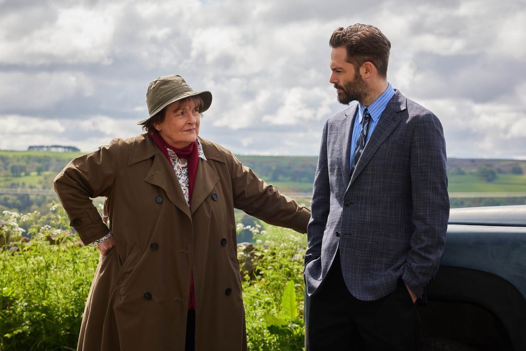 BRENDA BLETHYN as DCI Vera Stanhope and DAVID LEON as DI Joe Ashworth