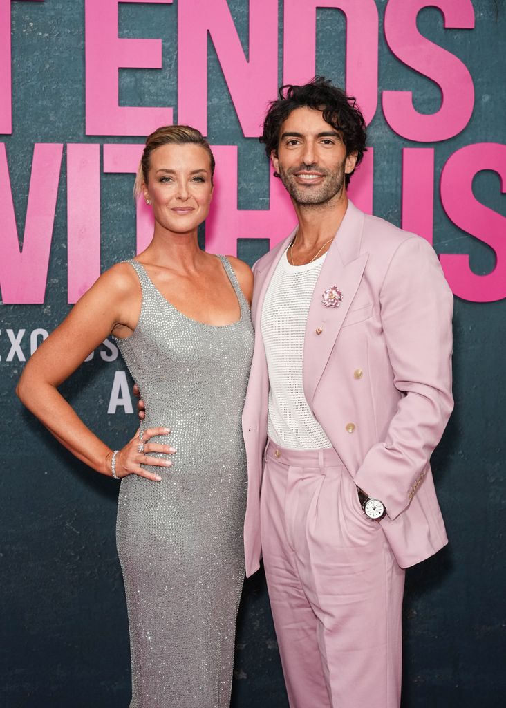 Emily Baldoni and Justin Baldoni at the "It Ends With Us" New York Premiere at AMC Lincoln Square Theater on August 06, 2024 in New York City.