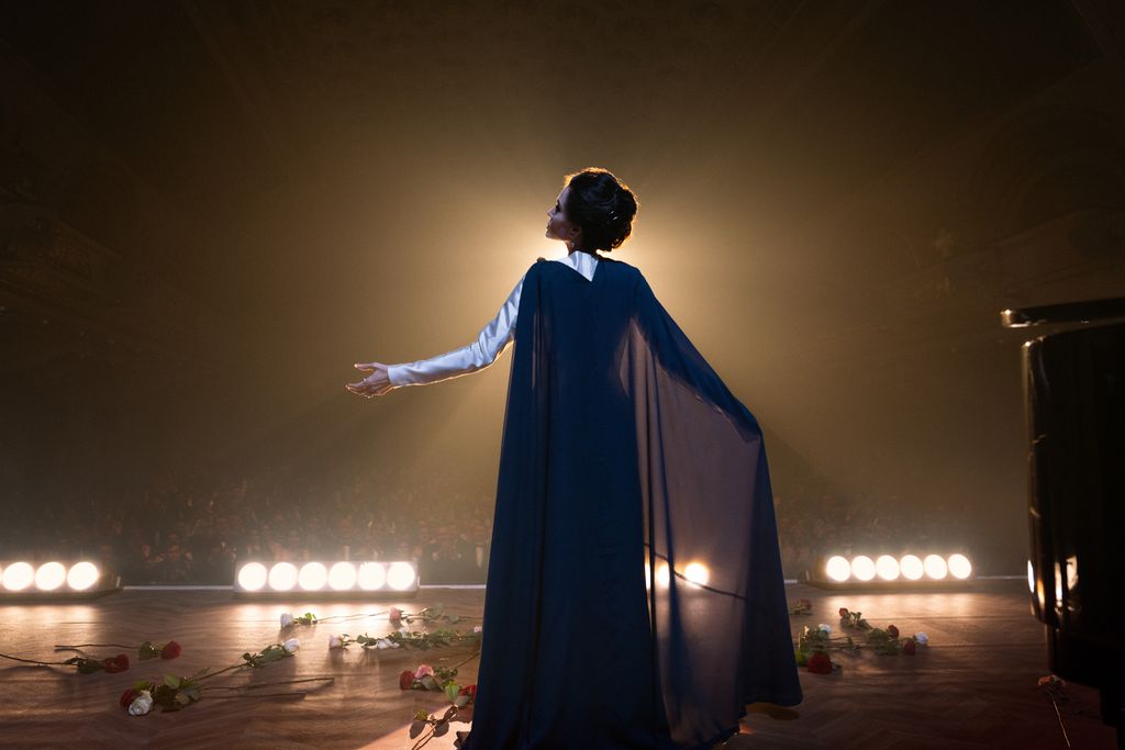 Angelina Jolie as Maria Callas in Maria. Netflix ©