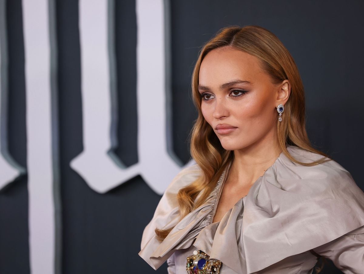 Lily-Rose Depp attends the "Nosferatu"  UK Premiere