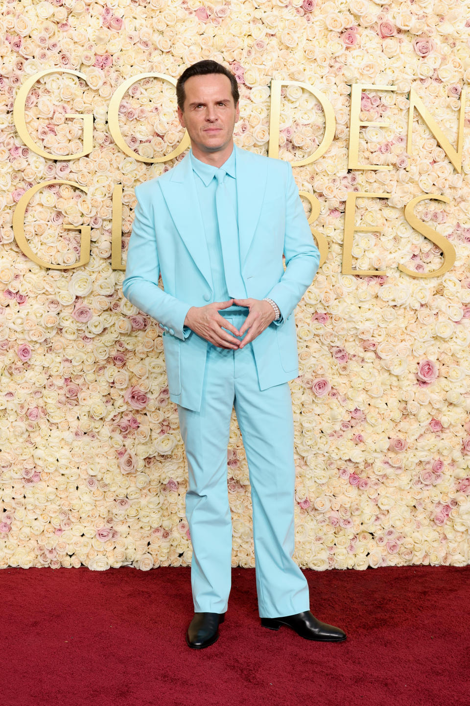 BEVERLY HILLS, CALIFORNIA - JANUARY 05: Andrew Scott attends the 82nd Annual Golden Globe Awards at The Beverly Hilton on January 05, 2025 in Beverly Hills, California. (Photo by Amy Sussman/Getty Images)