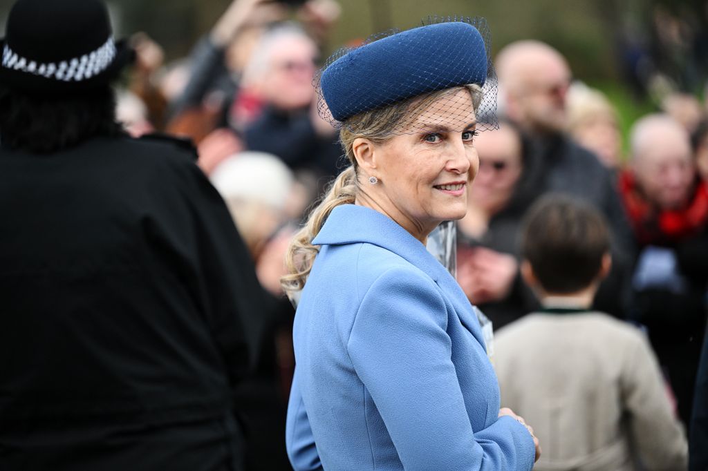 Duchess Sophie stunned in blue