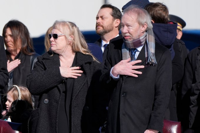 Body Of Former President Jimmy Carter Transported From Dobbins Air Reserve Base To Washington, D.C.