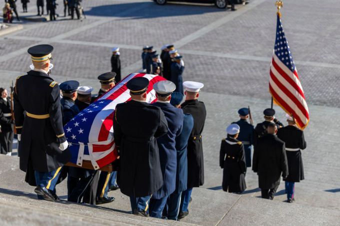 Carter Being Brought to the Cathedral