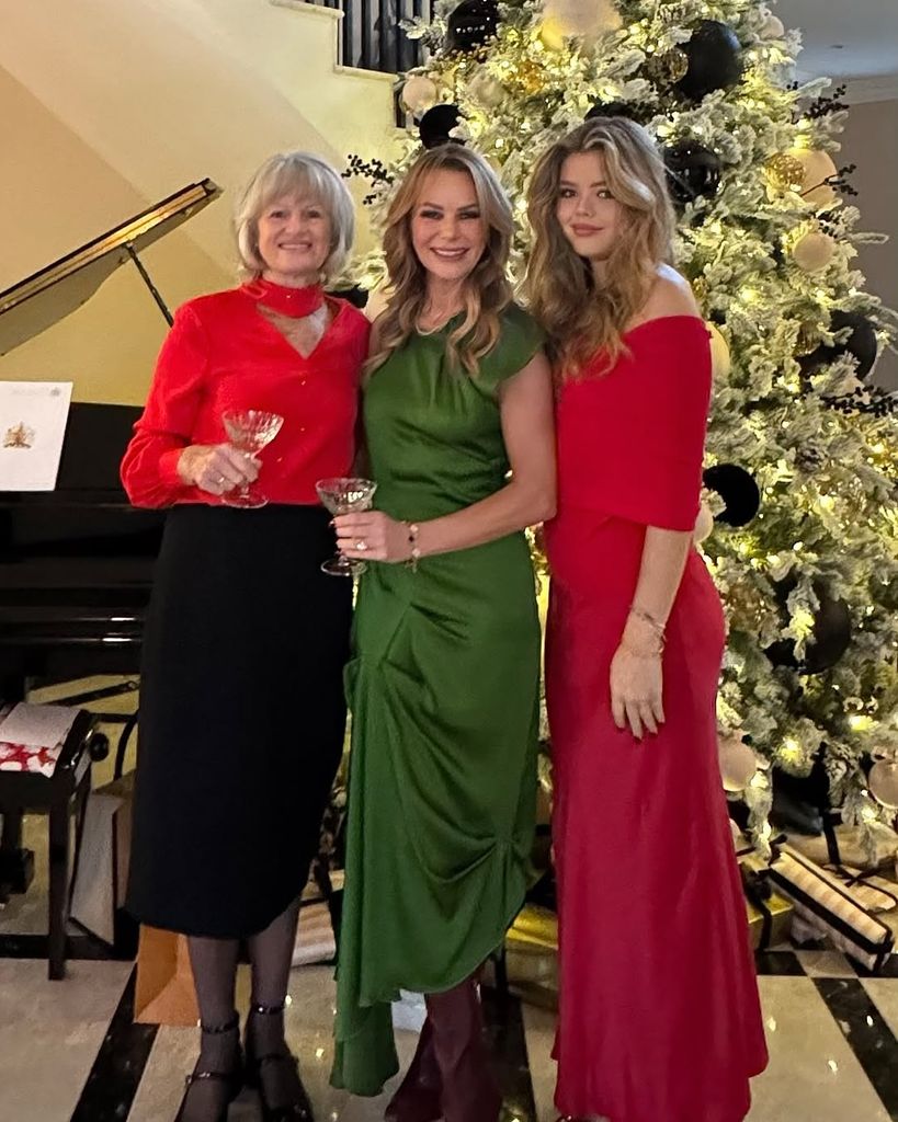 Amanda Holden with her lookalike model daughter Lexi and mother Judith