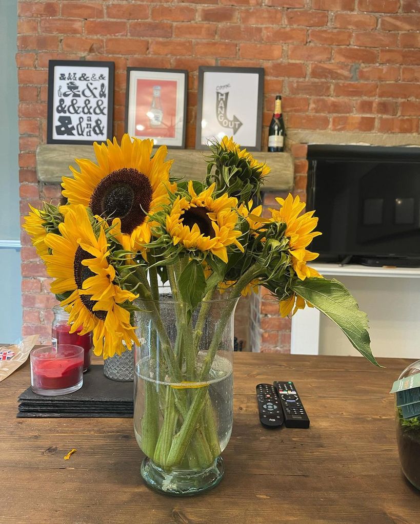 Ellie Warner's living room at home