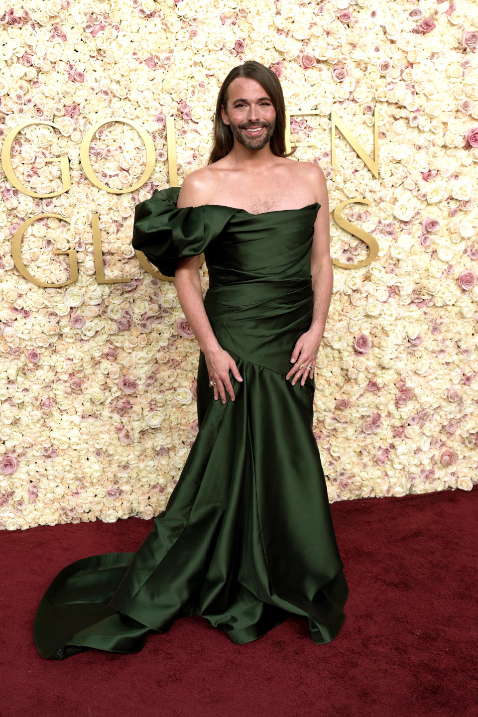 BEVERLY HILLS, CALIFORNIA - JANUARY 05: Jonathan Van Ness attends the 82nd Annual Golden Globe Awards at The Beverly Hilton on January 05, 2025 in Beverly Hills, California. (Photo by Jeff Kravitz/FilmMagic)