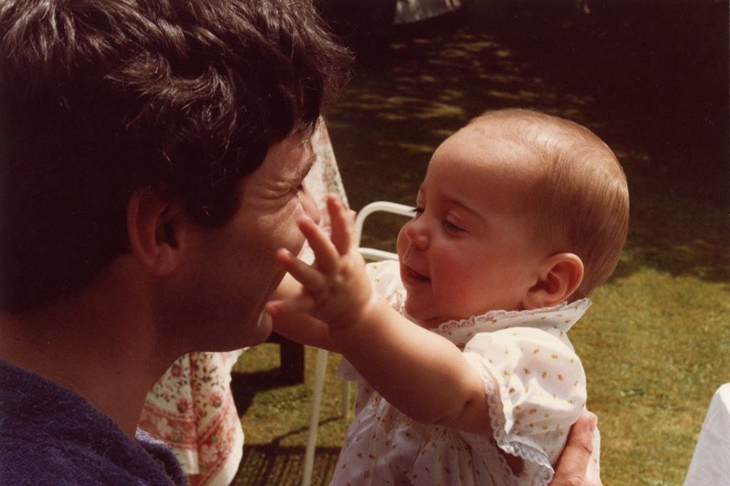 Kate Middleton with Michael Middleton in 1982